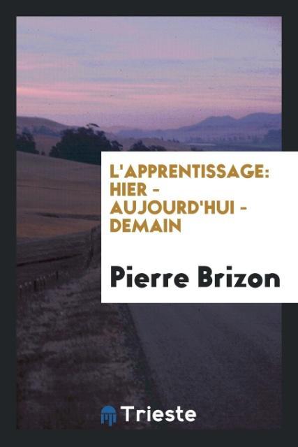 Knjiga L'Apprentissage Pierre Brizon