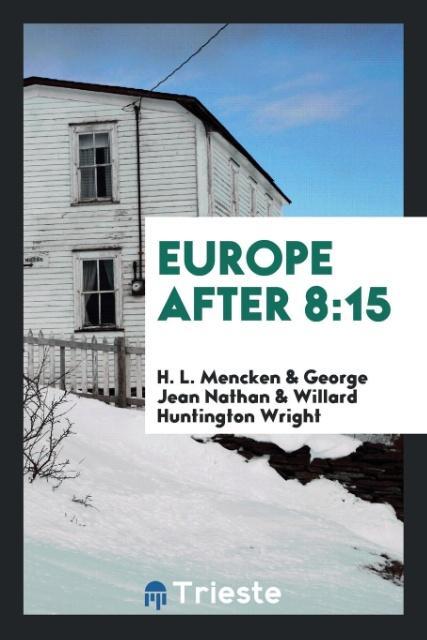 Buch Europe After 8 H. L. Mencken