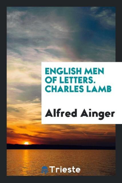 Buch English Men of Letters Alfred Ainger