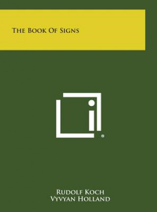Книга The Book of Signs Rudolf Koch