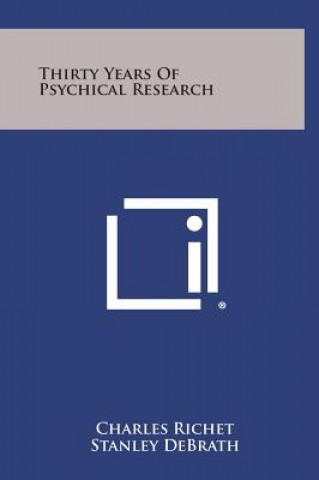 Carte Thirty Years of Psychical Research Charles Richet