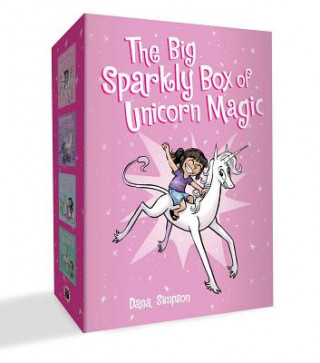 Carte The Big Sparkly Box of Unicorn Magic: Phoebe and Her Unicorn Box Set Volume 1-4 Andrews Mcmeel Publishing