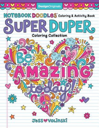 Kniha Notebook Doodles Super Duper Coloring & Activity Book Jess Volinski