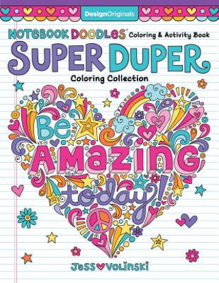 Livre Notebook Doodles Super Duper Coloring & Activity Book Jess Volinski