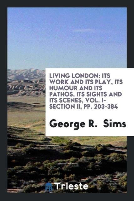 Kniha Living London George R. Sims