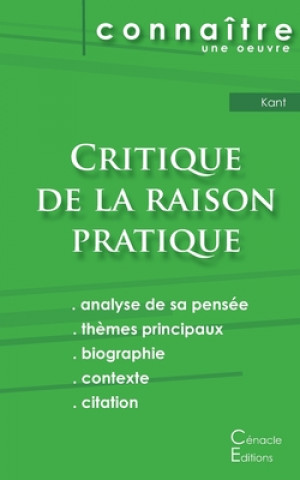 Kniha Fiche de lecture Critique de la raison pratique de Kant (Analyse philosophique de reference et resume complet) Emmanuel Kant