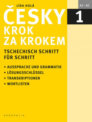 Book Česky krok za krokem 1 německy Lída Holá
