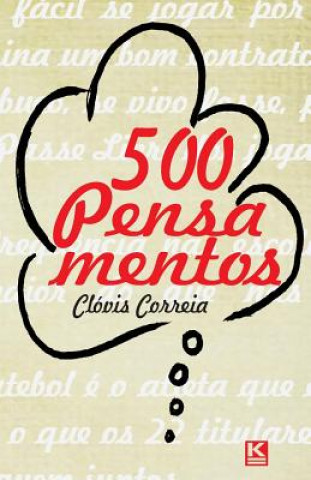Könyv 500 Pensamentos Clovis Correia