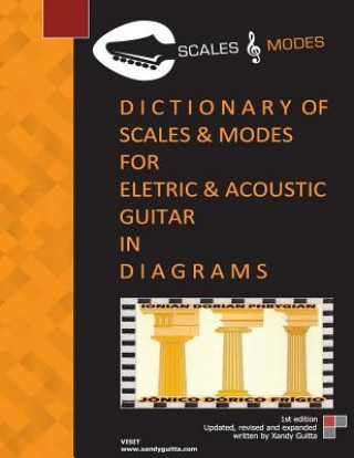 Könyv Dictionary of Scales & Modes for Eletric & Acoustic Guitar in D I A G R A M S: Scales and Modes Alexandre Silva Cruz