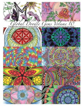 Carte "Global Doodle Gems" Volume 10: "The Ultimate Adult Coloring Book...an Epic Collection from Artists around the World! " Domdomx