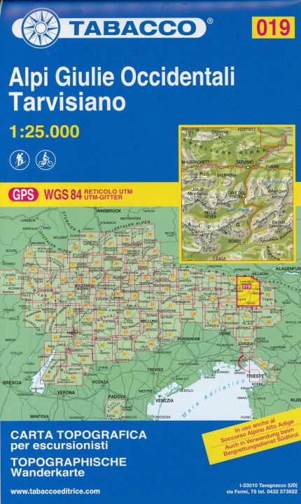 Drucksachen Alpi Giulie occidentali. Tarvisano 1:25.000 