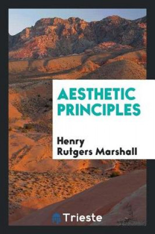 Knjiga sthetic Principles Henry Rutgers Marshall