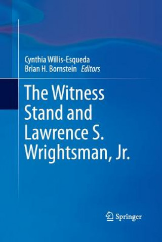 Knjiga Witness Stand and Lawrence S. Wrightsman, Jr. Brian H. Bornstein