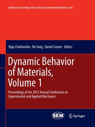 Kniha Dynamic Behavior of Materials, Volume 1 Daniel Casem