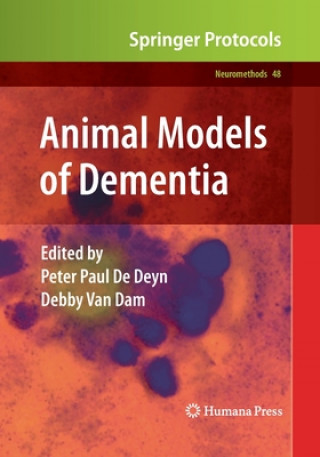 Kniha Animal Models of Dementia Debby van Dam