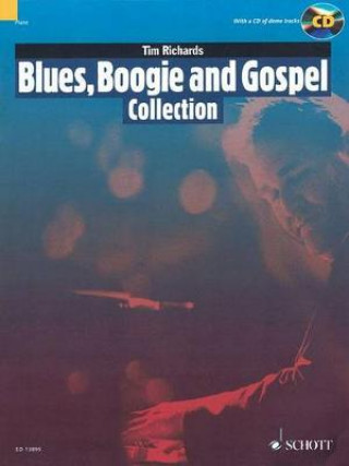 Audio Blues, Boogie and Gospel Collection: 15 Pieces for Solo Piano Tim Richards