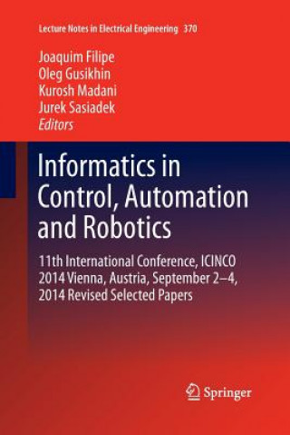 Книга Informatics in Control, Automation and Robotics Joaquim Filipe