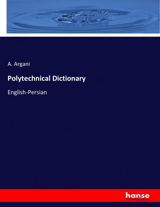 Knjiga Polytechnical Dictionary A. Argani