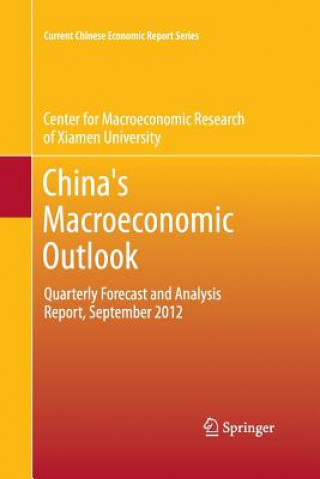Książka China's Macroeconomic Outlook Cmr Of Xiamen University