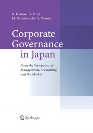 Книга Corporate Governance in Japan N. Demise