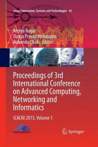Kniha Proceedings of 3rd International Conference on Advanced Computing, Networking and Informatics Nabendu Chaki