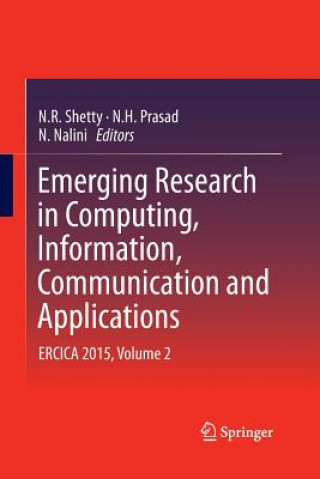 Carte Emerging Research in Computing, Information, Communication and Applications N. Nalini