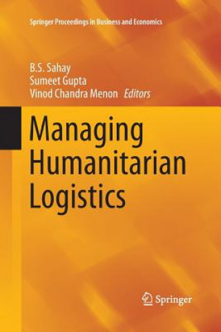 Книга Managing Humanitarian Logistics Sumeet Gupta