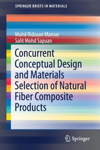 Könyv Concurrent Conceptual Design and Materials Selection of Natural Fiber Composite Products Mohd Sapuan Salit