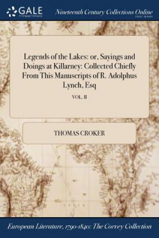 Book Legends of the Lakes THOMAS CROKER