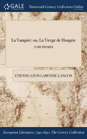 Livre Vampire ETIE LAMOTHE-LANGON