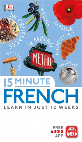 Kniha 15 Minute French DK