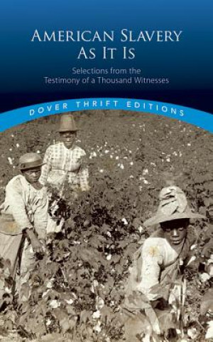 Kniha American Slavery As It Is Theodore Dwight Weld