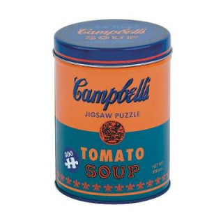 Book Andy Warhol Soup Can Orange 300 Piece Puzzle Mudpuppy