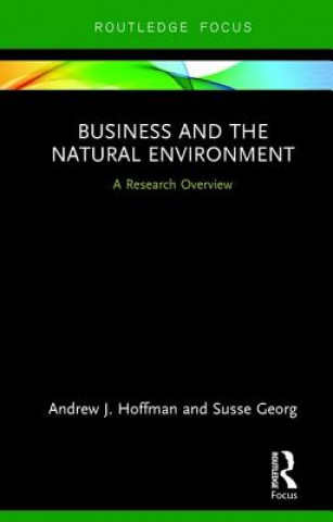 Kniha Business and the Natural Environment Hoffman