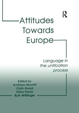 Książka Attitudes Towards Europe MUSOLFF