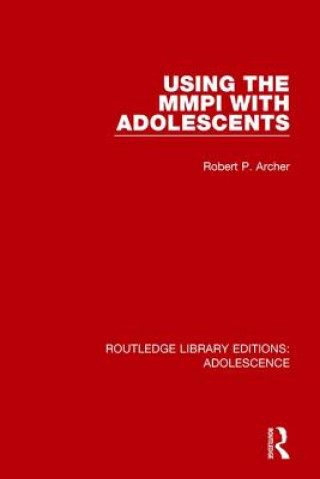 Kniha Using the MMPI with Adolescents ARCHER