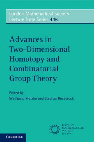 Książka Advances in Two-Dimensional Homotopy and Combinatorial Group Theory EDITED BY WOLFGANG M