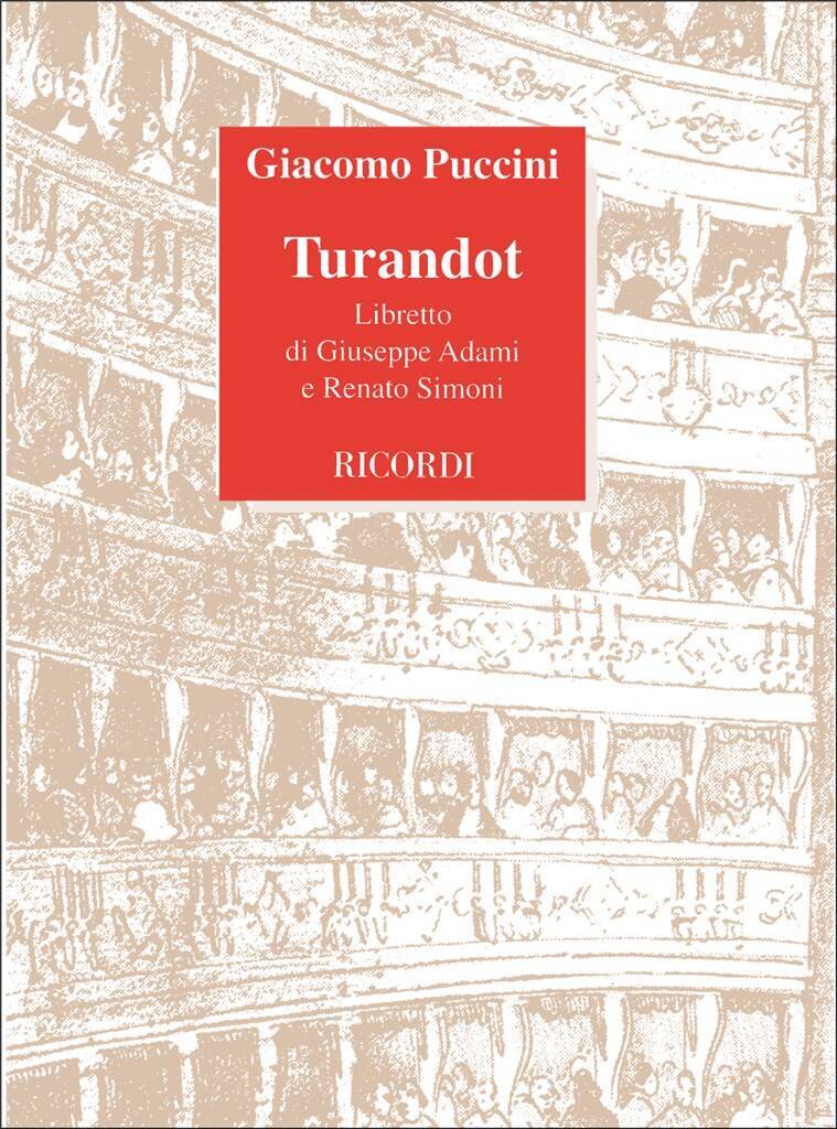 Libro Turandot it Lib G PUCCINI
