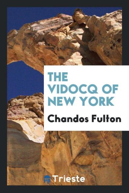 Livre Vidocq of New York Chandos Fulton