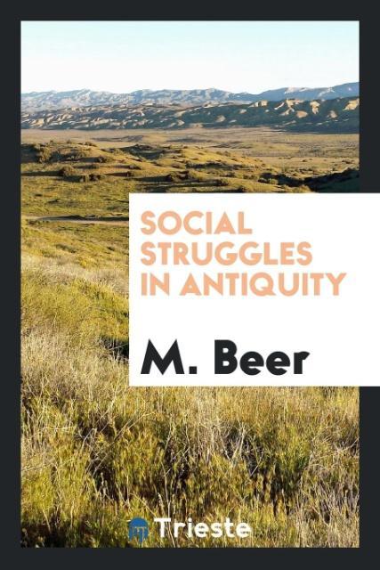 Buch Social Struggles in Antiquity M. Beer