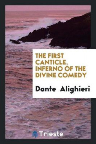 Carte First Canticle, Inferno of the Divine Comedy Dante Alighieri