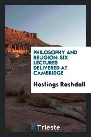 Książka Philosophy and Religion Hastings Rashdall