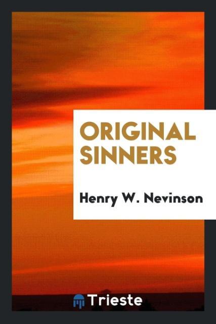 Libro Original Sinners Henry W. Nevinson
