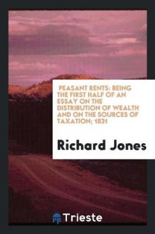 Książka Peasant Rents Richard Jones