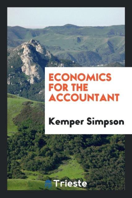 Kniha Economics for the Accountant Kemper Simpson