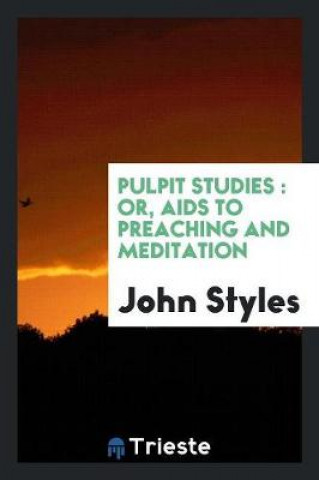 Książka Pulpit Studies John Styles