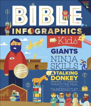Carte Bible Infographics for Kids: Giants, Ninja Skills, a Talking Donkey, and What's the Deal with the Tabernacle? Harvest House Harvest House Publishers