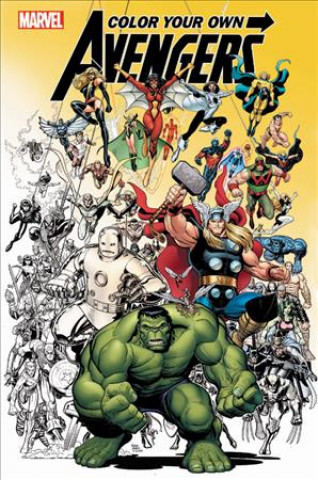 Carte Color Your Own Avengers Various Artists