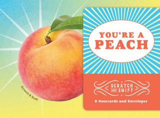 Nyomtatványok You're a Peach: 8 Scratch and Sniff Notecards Chronicle Books