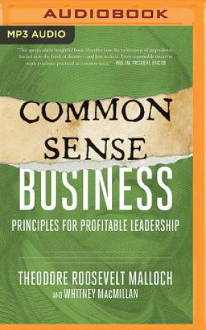 Numérique Common-Sense Business: Principles for Profitable Leadership Theodore Roosevelt Malloch